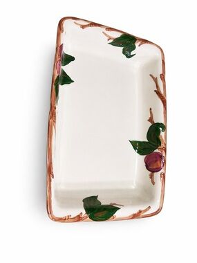 Vintage Franciscan Apple Pattern Hand-Painted Ceramic Serving Platter